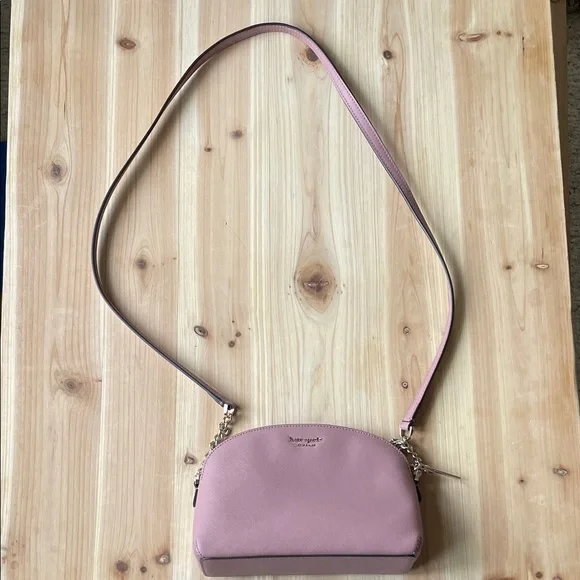 Kate Spade Hilli Cameron Street Mauvey Blush Crossbody Bag